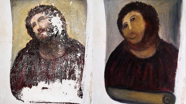 Art restoration: you're dong it wrong.